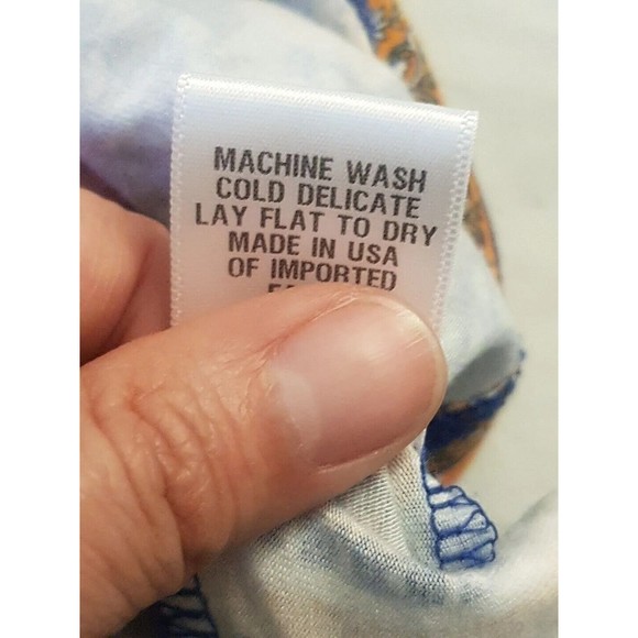 Loveappella Womens Dress Size Small Blue Shift Bohemian Long Sleeve Open Back - Picture 9 of 14